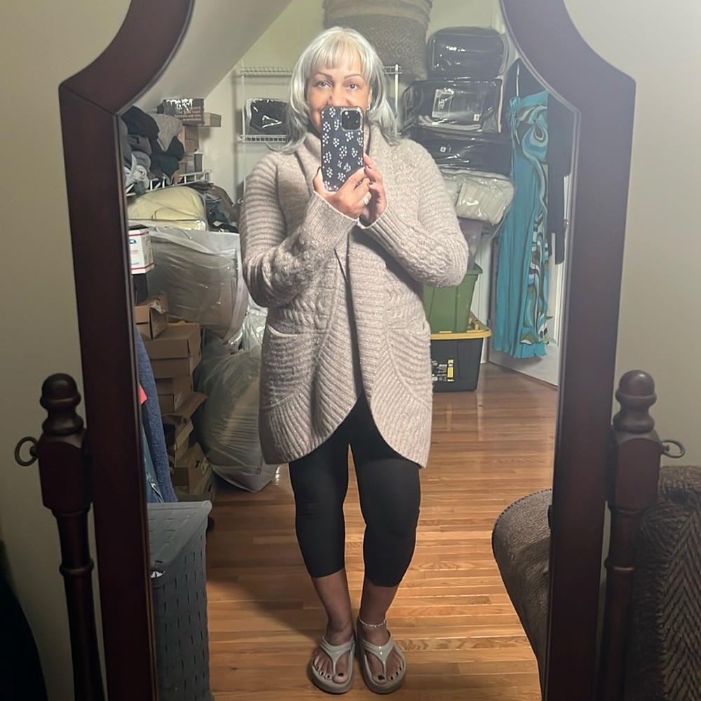 ISSAC MIZRAHI CASHMERE CARDIGAN